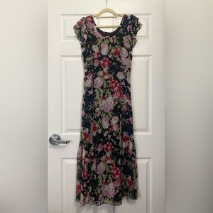 Floral Maxi Dress - Size 4/6